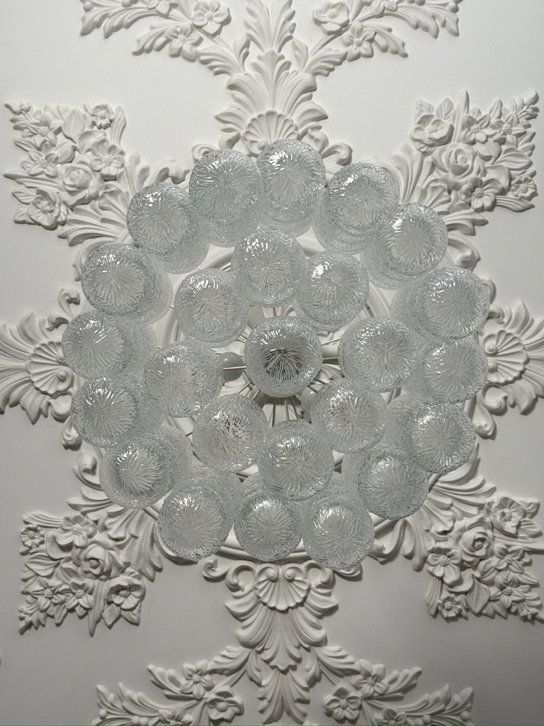 Żyrandol Seguso, proj. Napoleone Martinuzzi, Włochy, lata 70 - obrazek 5