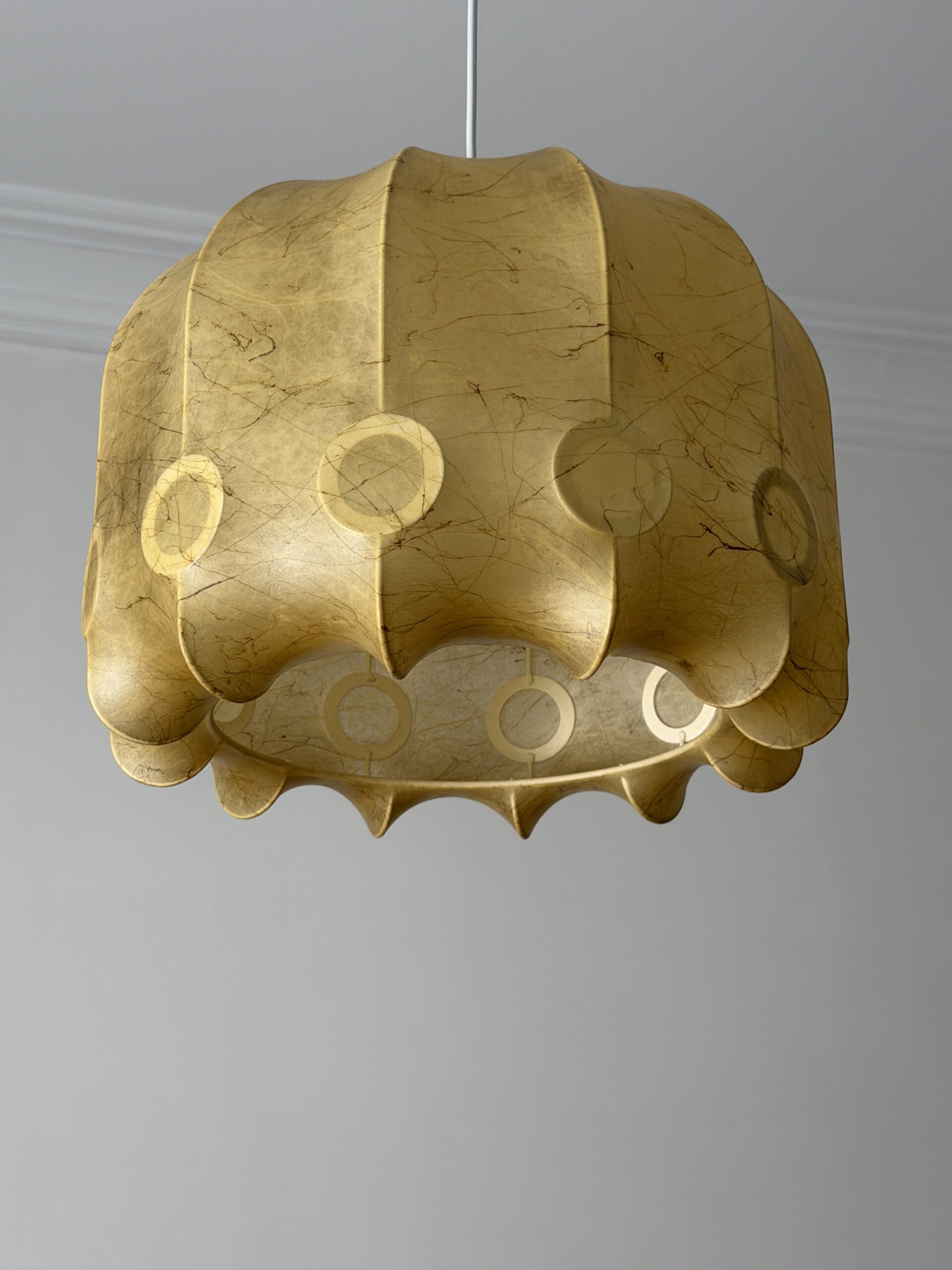 Lampa Cocoon proj. Achille Castiglioni dla Flos, Włochy lata 60 - obrazek 4