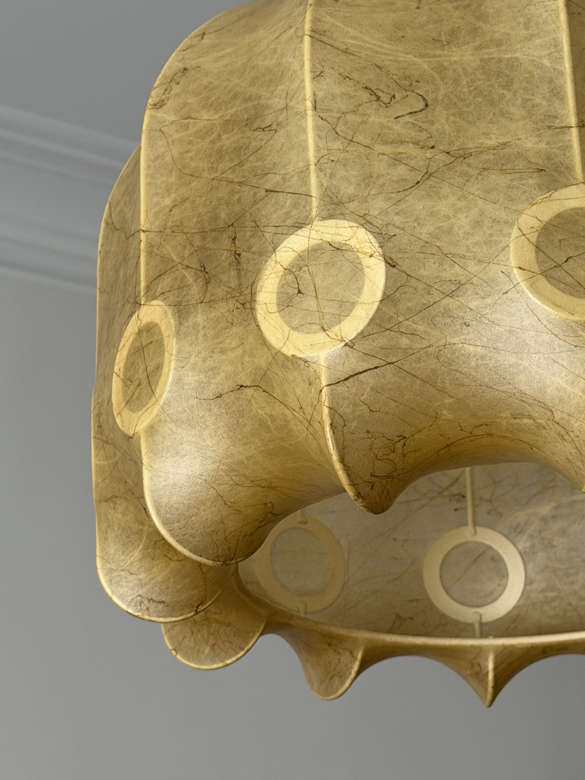 Lampa Cocoon proj. Achille Castiglioni dla Flos, Włochy lata 60 - obrazek 3