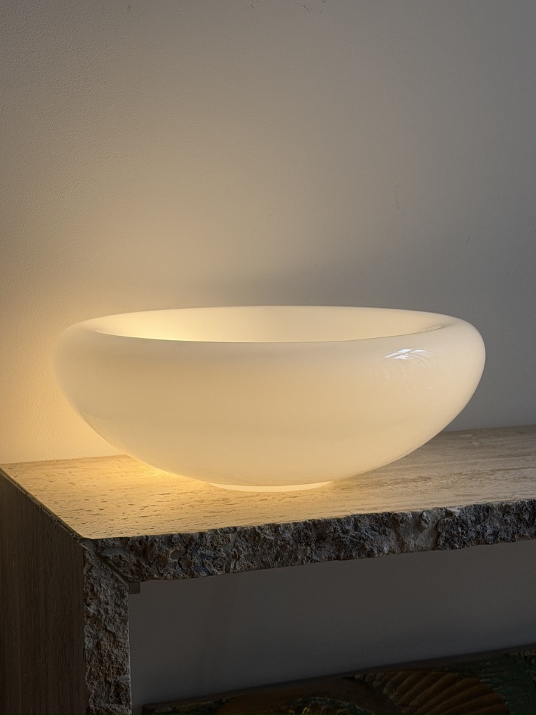 Lampa stołowa o ciekawej biologicznej formie, Włochy, lata 80 - obrazek 7
