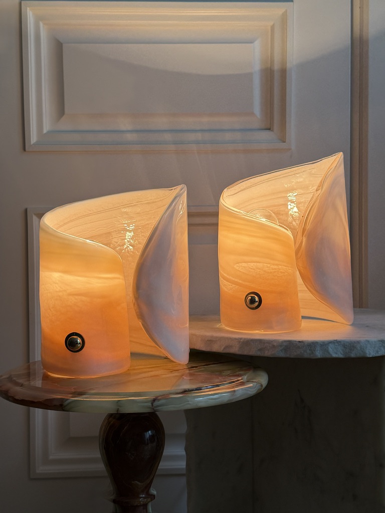 Lampa stołowa 'Spirale', La Murrina, Włochy, lata 70 - obrazek 2