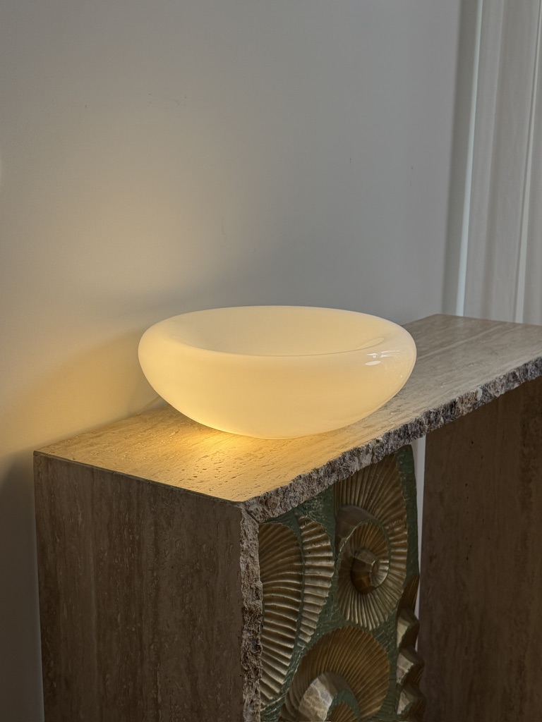 Lampa stołowa o ciekawej biologicznej formie, Włochy, lata 80 - obrazek 5